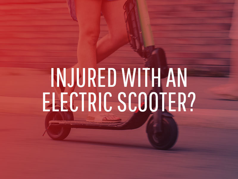 Injured With An Electric Scooter?