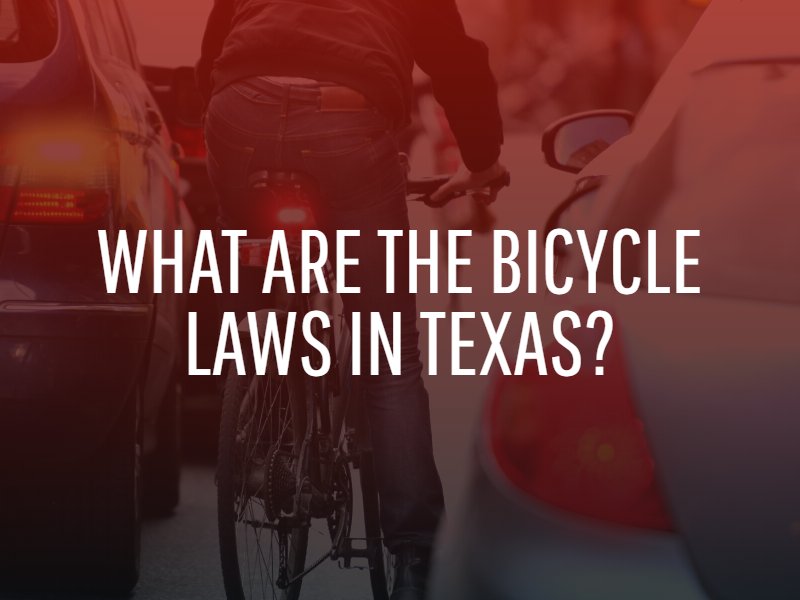 what are the bicycle laws in texas?