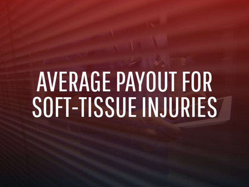 Average Settlement for soft tissue injury car accident
